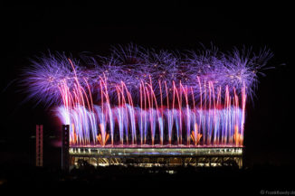 Feuerwerk bei FIFA Frauen-WM 2011 - Finale USA gegen Japan