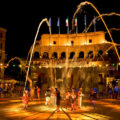 Wasserspiele im Hotel Colosseo