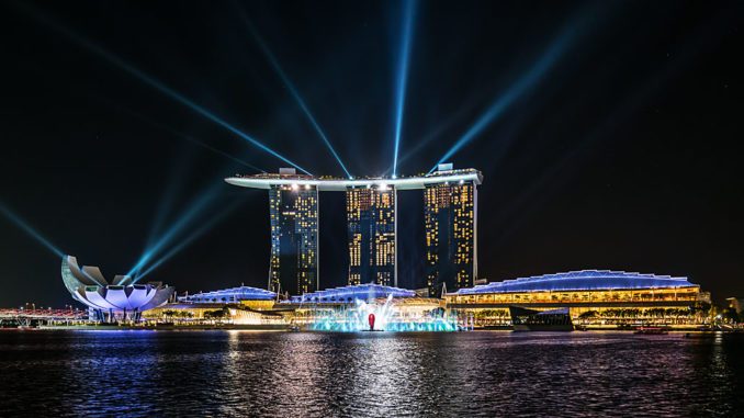 Watershow SPECTRA Marina Bay Sands Singapore