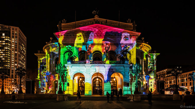 Alte Oper Luminale 2018 Lichtshow