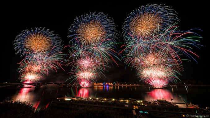 Mainzer Sommerlichter 2018 Feuerwerk