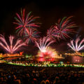 Freizeitpark Puy du Fou Mega-Shows Feuerwerk