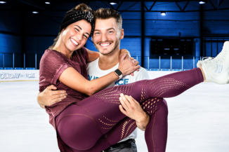 Sarah Lombardi und Panagiotis „Joti“ Polizoakis bei Holiday on Ice