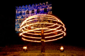 175 Jahre Hambacher Fest Feuershow