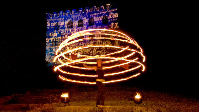 175 Jahre Hambacher Fest Feuershow