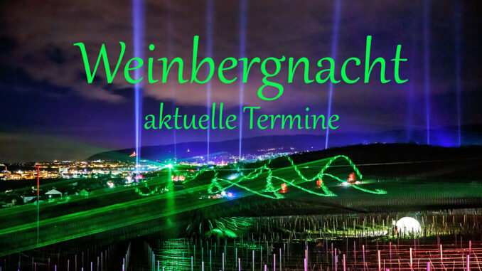 Aktuelle Termine Weinbergnacht