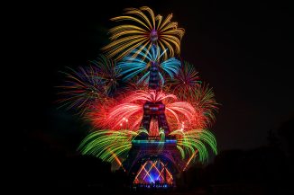 Eiffelturm Feuerwerk Paris 2022