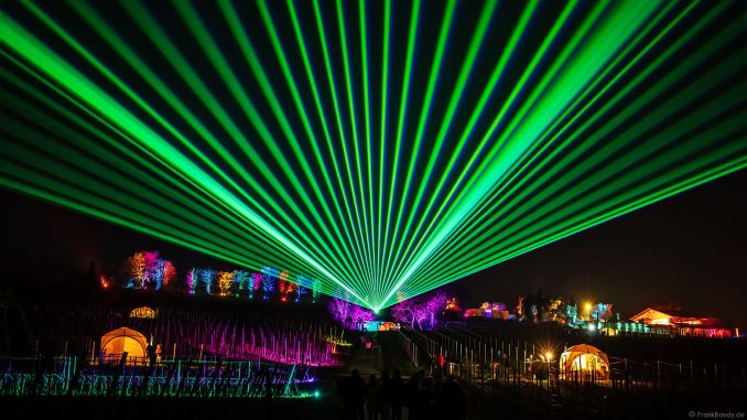 Weinbergnacht Bad Dürkheim Lichtshow Laser