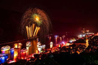 Rhein in Flammen Oberwesel 2023 Feuerwerk SYMPHONIOUS