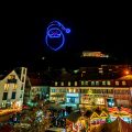 Drohnenshow eröffnet den 50. Homburger Nikolausmarkt