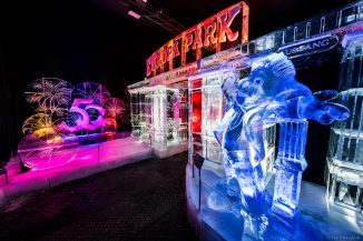 Zeitreise ins Jahr 1975: Eisskulpturen voller Europa-Park Geschichte