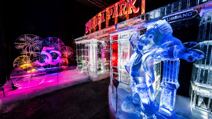 Zeitreise ins Jahr 1975: Eisskulpturen voller Europa-Park Geschichte