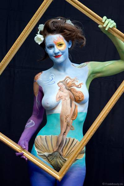 German Bodypainting Festival 2006 - Künstler: Jörg Düsterwald, Model Mieke