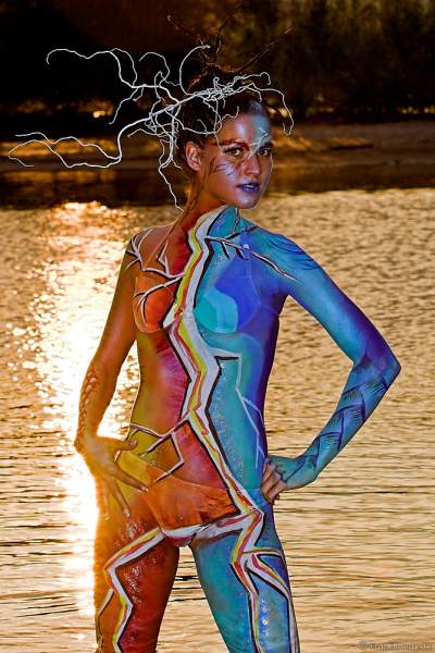 German Bodypainting Festival 2006 - Künstler: Ute Lange, Model Laura