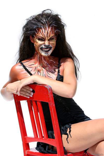 German Bodypainting Festival 2006 - Künstler: Ute Lange, Models Sabrina