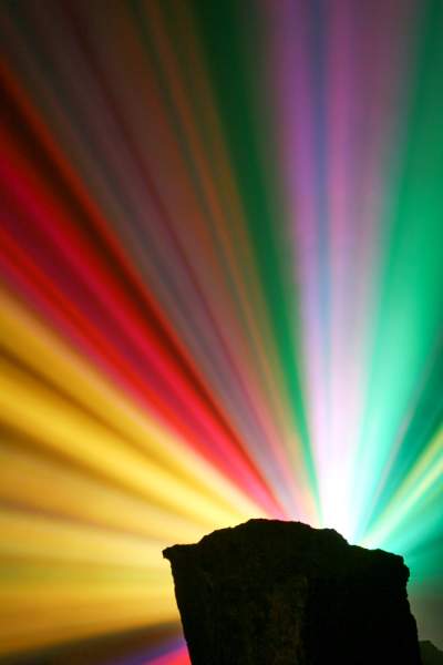 Pink Floyd im Stollen - Faszinierende Licht- und Klanginstallation im Besucherbergwerk Schmittenstollen