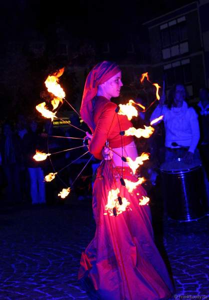 Feurige Show beim Blumen- und Kulturfestival Chrysanthema in Lahr