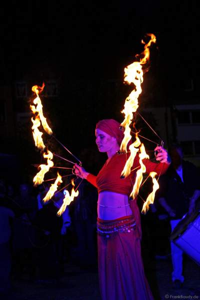 Feurige Show beim Blumen- und Kulturfestival Chrysanthema in Lahr