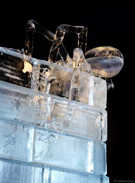 Niederländisches Eisskulpturen-Festival Eindhoven