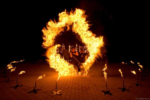 Feuershow und Illumination von Sam & more für eine Firmenfeier