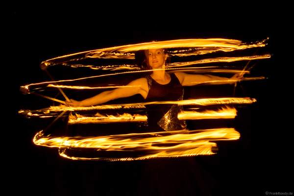 Feuershow und Illumination von Sam & more für eine Firmenfeier