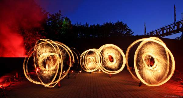 Feuershow und Illumination von Sam & more für eine Firmenfeier