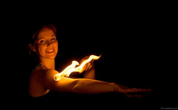 Feuershow und Illumination von Sam & more für eine Firmenfeier