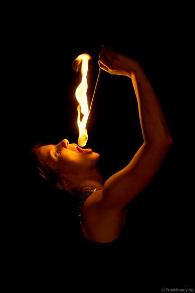 Feuershow und Illumination von Sam & more für eine Firmenfeier