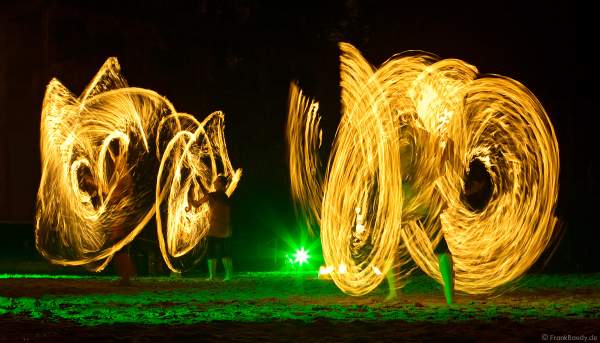 Feuer- und Pyroshow am 20. Juli 2007 in der Arena bei der Kaltenberger Gauklernacht