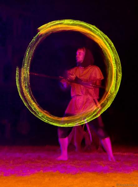 Feuer- und Pyroshow am 20. Juli 2007 in der Arena bei der Kaltenberger Gauklernacht
