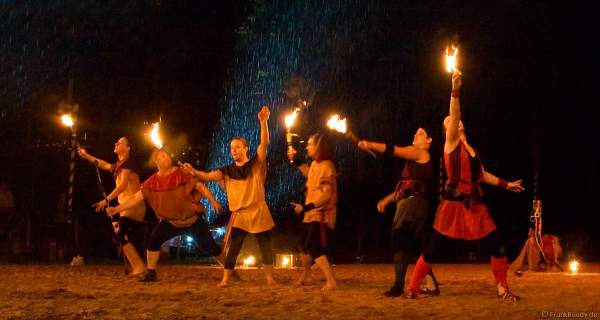 Feuer- und Pyroshow am 20. Juli 2007 in der Arena bei der Kaltenberger Gauklernacht