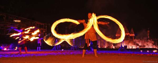 Feuer- und Pyroshow am 20. Juli 2007 in der Arena bei der Kaltenberger Gauklernacht