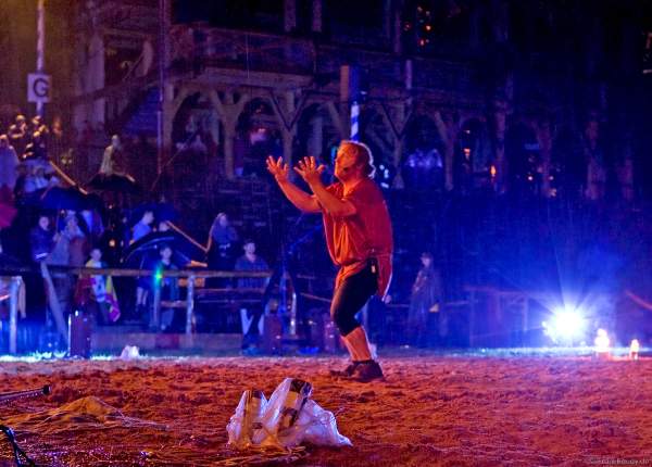 Feuer- und Pyroshow am 20. Juli 2007 in der Arena bei der Kaltenberger Gauklernacht