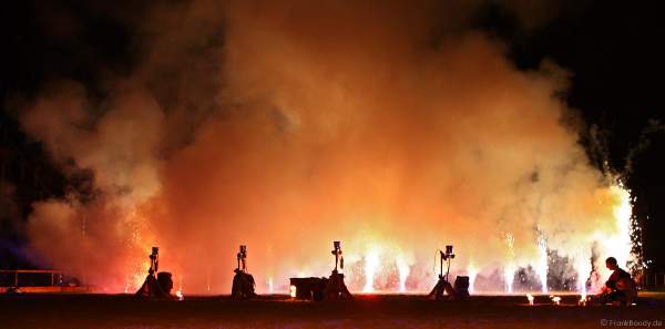 Feuer- und Pyroshow am 20. Juli 2007 in der Arena bei der Kaltenberger Gauklernacht