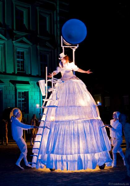 Theater Titanick mit ihrer Inszenierung Quadratwurzel anlässlich der 400 Jahre Feier Mannheim