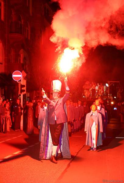 Theater Titanick mit ihrer Inszenierung Quadratwurzel anlässlich der 400 Jahre Feier Mannheim