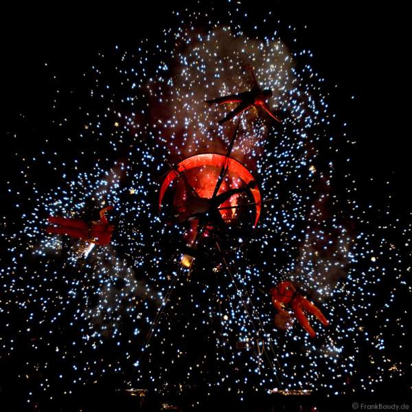 Theater PAN.OPTIKUM zeigt das Finale ihres Stückes Ballgefühl bei der Kulturbörse Freiburg 2008