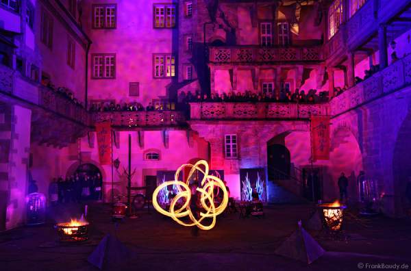 Feuershow von Gloryfire - Schloss Langenburg