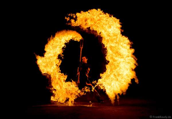 Feuershow von Gloryfire - Schloss Langenburg