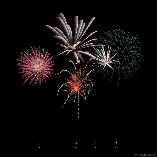 Feuerwerk bei Rhein in Flammen 2008 - Bonn