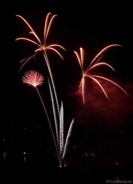 Feuerwerk bei Schlossbeleuchtung Heidelberg 2008