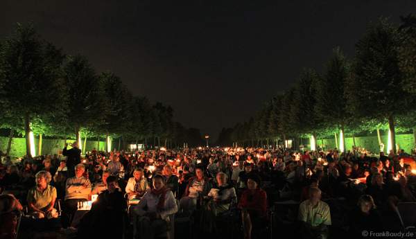 Feuerwerk bei Schloss in Flammen 2008 beim Mannheimer Mozartsommer in Schwetzingen