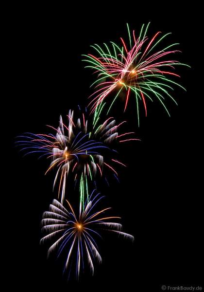 Feuerwerk der Feuerwerksfirma Steffes-Ollig beim Wurstmarkt 2008 in Bad Dürkheim