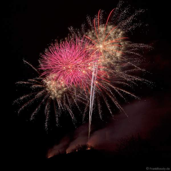 Feuerwerk zum Abschluss des Mathaisemarkt in Schriesheim 2009