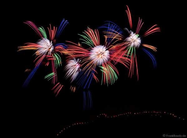 Feuerwerk bei der Sonnwendfeier Oensingen 2009