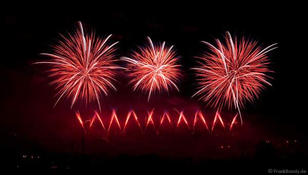 Feuerwerk bei der Sonnwendfeier Oensingen 2009