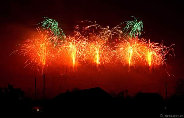 Feuerwerk bei der Sonnwendfeier Oensingen 2009