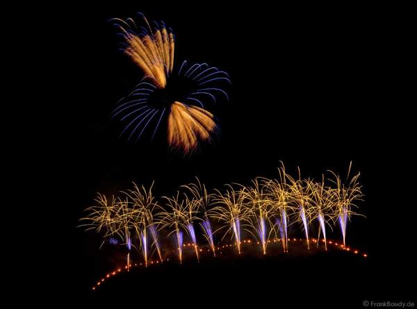 Feuerwerk bei der Sonnwendfeier Oensingen 2009