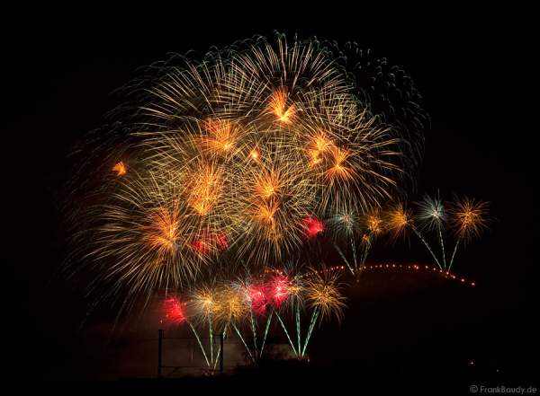 Feuerwerk bei der Sonnwendfeier Oensingen 2009