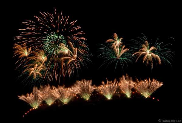 Feuerwerk bei der Sonnwendfeier Oensingen 2009